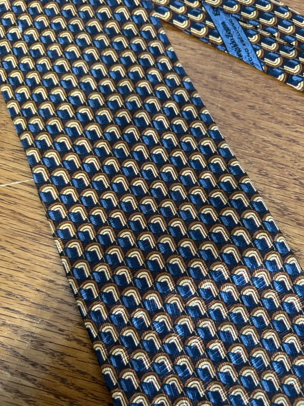 Ermenegildo Zegna 100% Silk Tie Made it Italy Luxury Designer Men’s VTG
